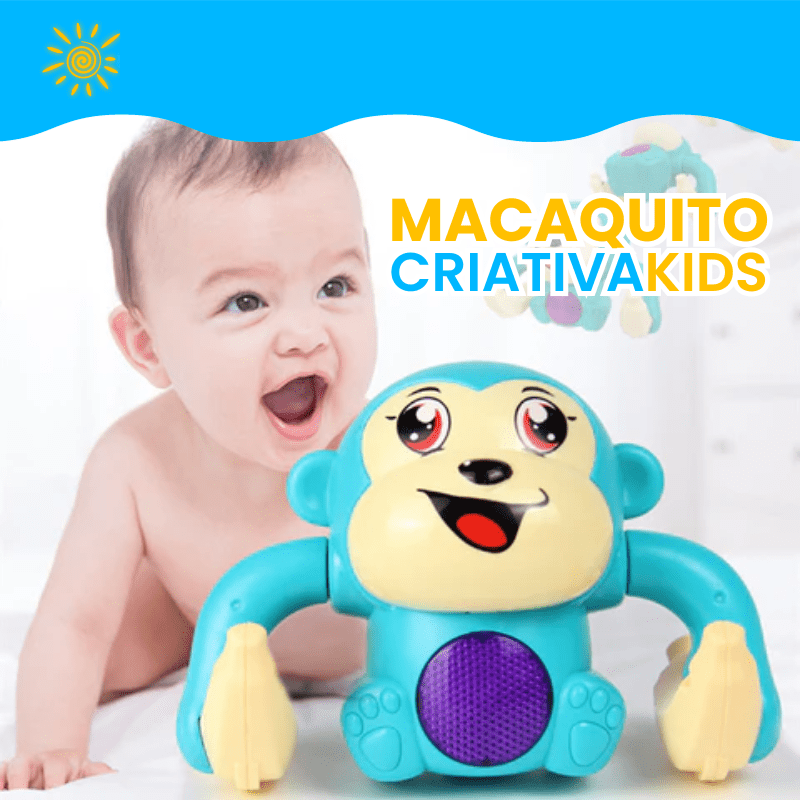 Macaquito Criativa Kids - Macaco de Brinquedo interativo